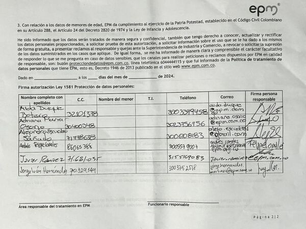 Fecha: 28 de julio de 2024
Para descargar esta fotografía en alta resolución, haga clic sobre la imagen hasta que la misma se despliegue en la pantalla completa; luego dé clic derecho y elija la opción "guardar imagen como". 
En caso de publicación por cualquier medio, solicitamos acompañarla del crédito: "Foto EPM"
